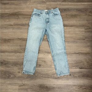 Zara Light Wash Mom Jeans
